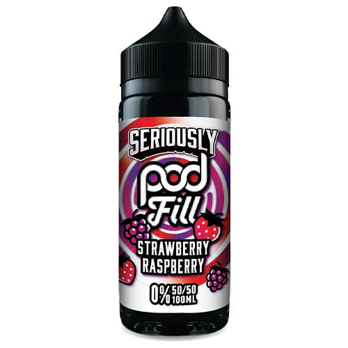 Doozy Seriously Pod Fill  Strawberry Raspberry E-liquid 100ml